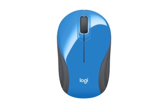 Logitech M187 Ultra Portable Wireless Mouse - Blue