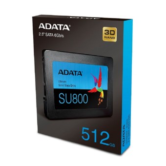 ADATA Ultimate Series: SU800 512GB SATA III - 2.5" Internal Solid State Drive