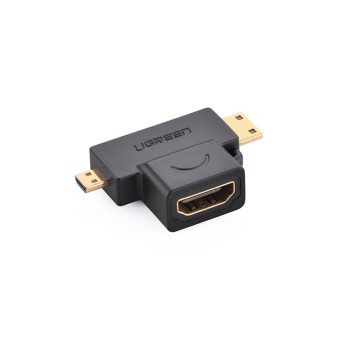 UGREEN Micro HDMI+Mini HDMI male to HDMI female adapter