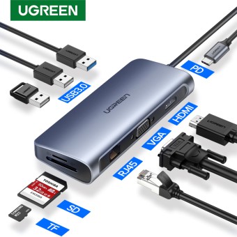  UGREEN 10 in 1 USB C Hub - 80133 | Enroz Online