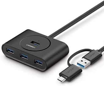 UGREEN USB 3.0 Hub with type C port 