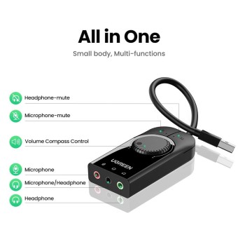 UGREEN USB-A External Sound adapter