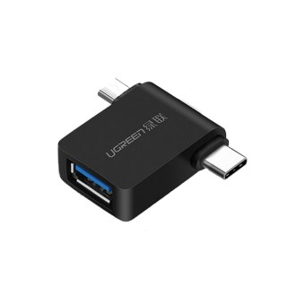 UGREEN Micro USB + USB-C To USB 3.0 OTG Adapter | 30453 Enroz Online