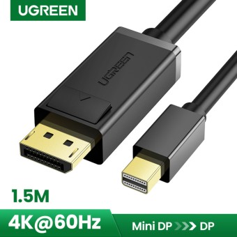 UGreen Mini DP to DP Cable 1.5M (Black) 10477 | Enroz Online