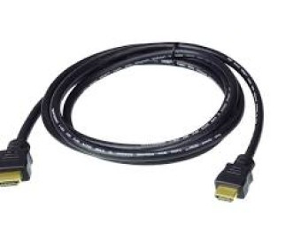 CABLE HDMI 2M W/ETHERNET BLK NCKL