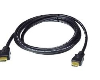 CABLE HDMI 1M W/ETHERNET BLK GLD